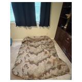 Gulf war era quilted protective blanket