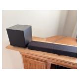 Vizio sound bar and subwoofer
