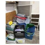 Plastic totes, containers, and plastic storage