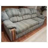 Couch. Is a hide a bed. Had plastic on the