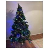 Pre-lit Christmas tree approximately 6 to 6 1/2