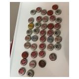 Vintage bottle caps incl. Stag beer