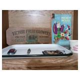 Vintage items all spice cup and shaving brush