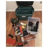 Gun parts and other as shown, including locks,