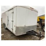 20 foot enclosed trailer, insulated, wired