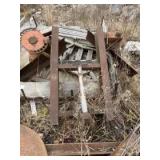 Trench backfill blade-Three point