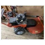 Self propelled brush mower