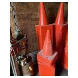 Lots of Higway Cones