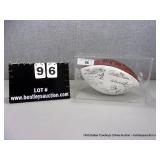 SIGNED 1964 DALLAS COWBOYS FOOTBALL- IN DISPLAY CA