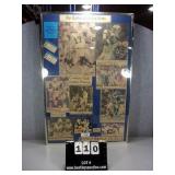 FRAMED ASSORTMENT OF "THE DALLAS MORNING NEWS" A