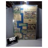 FRAMED ASSORTMENT OF "THE DALLAS MORNING NEWS" A