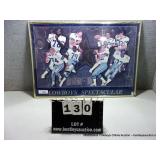 FRAMED PRINT OF "COWBOYS SPECTACULAR"-SIGNED BY