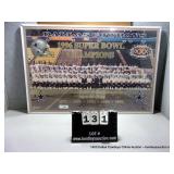 FRAMED DALLAS COWBOYS 1996 SUPER BOWL CHAMPIONS, F