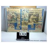 FRAMED "THE DALLAS MORNING NEWS" ASSORTED ARTICL