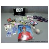 LOT: ASSORTED BASEBALL ITEMS- BASEBALL SQUISHES, T