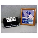 SIGNED AND FRAMED PHOTO OF WATT GARRSON WITH CERTI