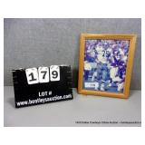 FRAMED PHOTOS OF TONY CASALLIAS- NOT SIGNED- 9"X1