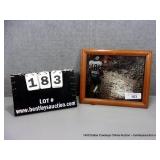 FRAMED AND SIGNED PHOTO OF DARYL JOHNSTON WITH CER