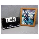 FRAMED AND SIGNED PHOTO OF HARVEY MARTIN, #79- 9"