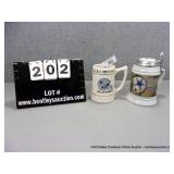2 CERAMIC DALLAS COWBOYS SUPER BOWL XXX AND XII MU