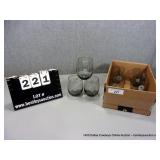 LOT: 7 DALLAS COWBOYS 1972 WORLD CHAMPION WINE GLA