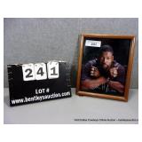 SIGNED AND FRAMED PHOTO OF DALLAS COWBOY CHARLES H