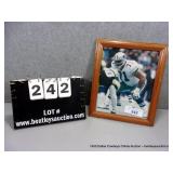 SIGNED AND FRAMED PHOTO OF DALLAS COWBOY MARK TUIN