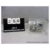 SMALL SIGNED RIDDELL HELMET- SIGNED BY JEFF JAMES