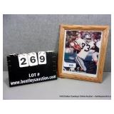 SIGNED PHOTO OF DUANE THOMAS- SUPER BOWL IV- INTO