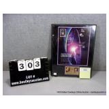 STAR TREK GENERATION STAMPS- ON PLAQUE WITH CERTIF