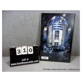 11"X17" FRAMED PRINT OF R2D2 FROM STAR WARS