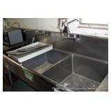 STAINLESS - 3-WELL SINK STAINLESS - 3-WELL SINK