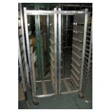 2-SIDED ALUMINUM RACK ON WHEELS 2-SIDED ALUMINUM RACK ON WHEELS