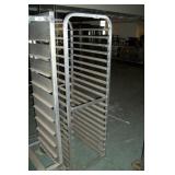 1-SIDED ALUMINUM RACK ON WHEELS