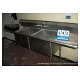 STAINLESS 2-DROP SINK