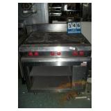 VULCAN 6-BURNER STOVE - ELECTRIC VULCAN 6-BURNER STOVE - ELECTRIC