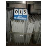 PLASTIC BIN: ASSORTED PLASTIC GRATES PLASTIC BIN: ASSORTED PLASTIC GRATES