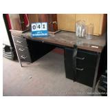 DESK, 4 DRAWER DESK, 4 DRAWER
