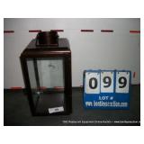 BROWN METAL LANTERN BROWN METAL LANTERN