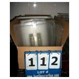 BOX: ASSORTED PLASTIC LIDS BOX: ASSORTED PLASTIC LIDS