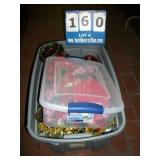 BINS: ASSORTED CHRISTMAS DECORATIONS BINS: ASSORTED CHRISTMAS DECORATIONS