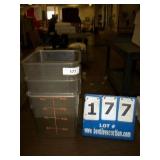 PLASTIC 8 QT FOOD PANS (3X MONEY) PLASTIC 8 QT FOOD PANS (3X MONEY)