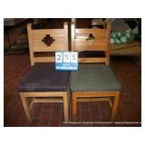 WOOD/CUSHION DINING ROOM CHAIR (2X MONEY)