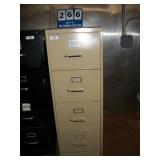 METAL 4 DRAWER FILE CABINET