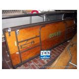 WOOD/METAL FOLDING TABLE, 30" X 30" X 96" WOOD/METAL FOLDING TABLE, 30" X 30" X 96"
