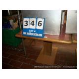 WOOD TABLE, 20" X 30" X 30" WOOD TABLE, 20" X 30" X 30"
