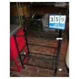 CASTERED BLACK METRO RACK CASTERED BLACK METRO RACK