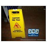 CAUTION WET FLOOR SIGN CAUTION WET FLOOR SIGN