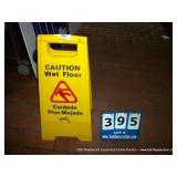 CAUTION WET FLOOR SIGN