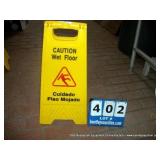 RUBBERMAID CAUTION SIGN